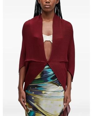 Osklen Pleated Jacket - Red