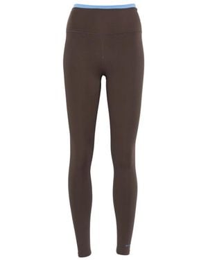 P.E Nation Leggings Vita Con Logo - Grigio