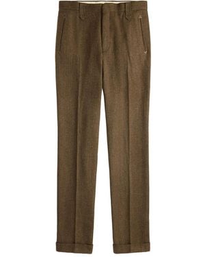 RRL Herringbone Tailored Trousers - Green