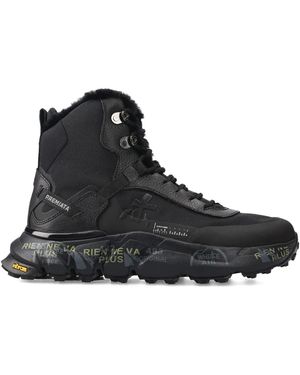 Premiata Trivor 439M Lace-Up Sneakers - Black