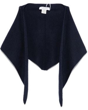 Liska Triangular Scarf - Blue