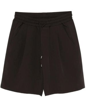 Woc Casablanca Drawstring Track Shorts - Black