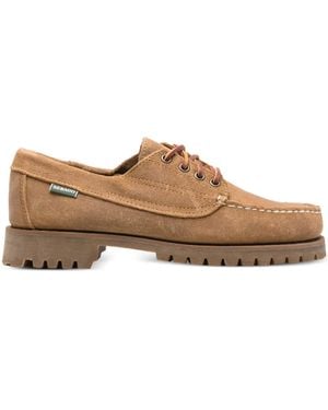 Sebago Logo-Tag Boat Shoes - Brown
