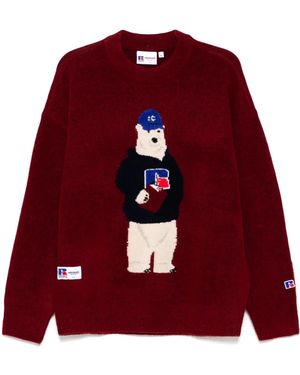 Chocoolate Teddy-Bear Jumper - Red