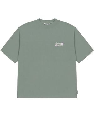 Rigards Logo-Print T-Shirt - Green