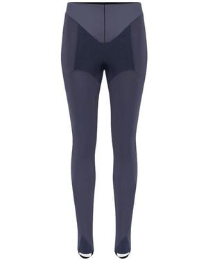 Jean Paul Gaultier Cut-Out Leggings - Blue