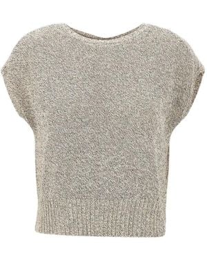 Kangra Sequin-Embellished Sweater - Gray