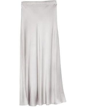 Avant Toi Slip Skirt - White