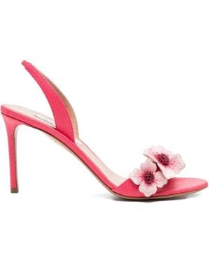 Aquazzura Passionflower Slingback Sandals - Pink