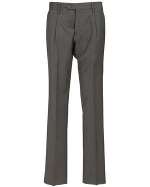 Al Duca d'Aosta Pleated Tailored Trousers - Grey