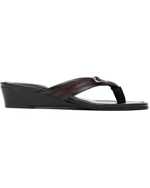 Paloma Wool Wedge-Sandalen Mit Schnalle - Schwarz