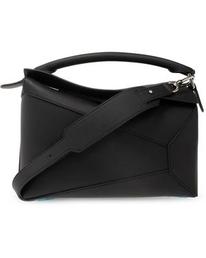 Loewe パズル バッグ M - ブラック