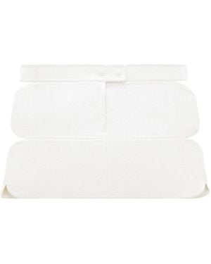 Courreges Cut-Out Mini Skirt - White
