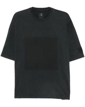 Champion Logo-Patch T-Shirt - Black