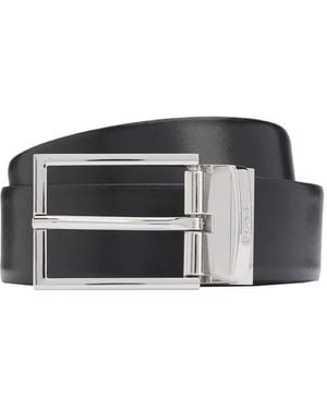 BOSS Reversible Leather Belt - Black