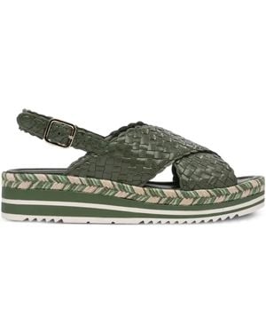 Toni Pons Forli Interwoven Slingback Sandals - Green