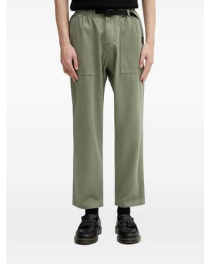 Gramicci Belted Patch-Pocket Trousers - Green