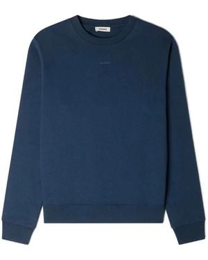 Sandro Pullover Mit Rundem Ausschnitt - Blau