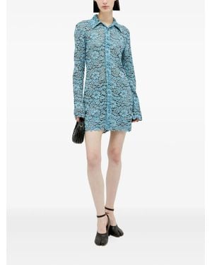 Eytys Caprice Mini Dress - Blue