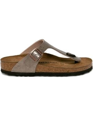 Birkenstock メタリック サンダル - ブラウン