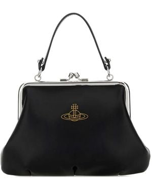 Vivienne Westwood Orb Granny Handtas Van Synthetisch Leer - Zwart