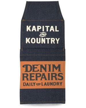 Kapital Denim Pulp Phone Holder - Blue