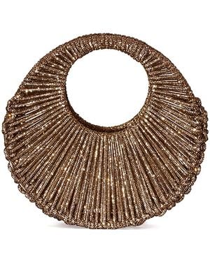 HIBOURAMA Jaya Embellished Tote Bag - Brown