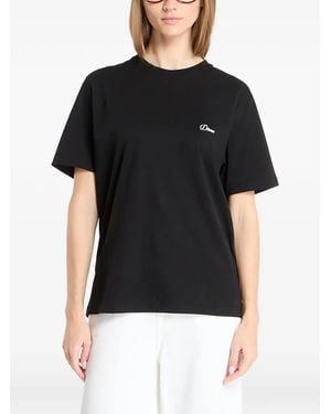 Dime Cursive Logo T-Shirt - Black