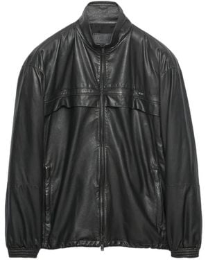 Prada Nappa Leather Jacket - Black