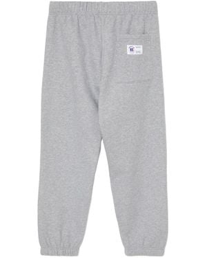 Chocoolate X Russell Athletic Bear-Embossed Pants - Gray