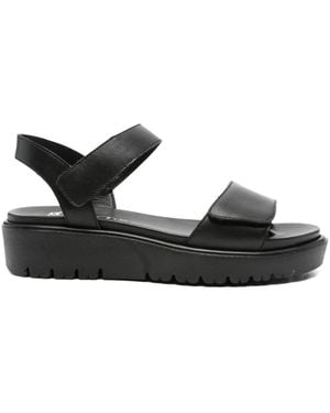 Ara 45Mm Adjustable-Strap Platform Sandals - Black