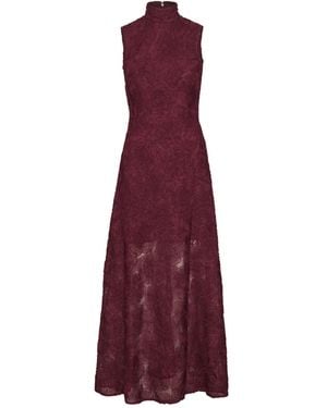 ROTATE BIRGER CHRISTENSEN Vestido largo con motivo floral - Morado