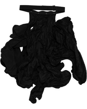Yohji Yamamoto Bubble Wired Skirt - Black