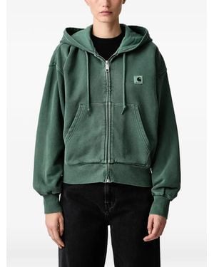 Carhartt Sudadera Nelson Con Capucha Y Logo - Verde