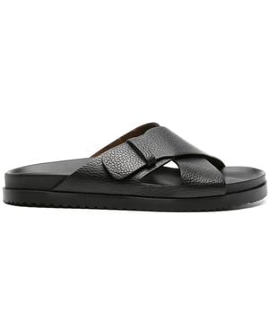 Doucal's Sandalias Con Tiras Cruzadas - Negro