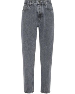 Brunello Cucinelli Denim Trousers - Grey