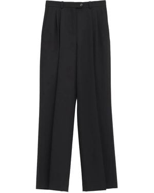 The Row Pantalon À Taille Ceinturée - Noir