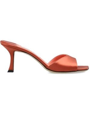 Jimmy Choo Skye 70 Satin Sandals - Pink