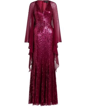 Jenny Packham Jurk Verfraaid Met Pailletten - Rood