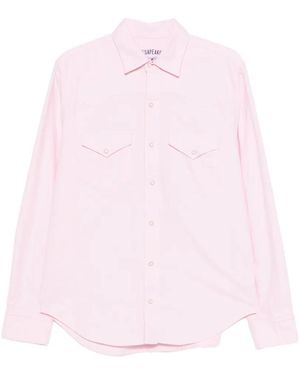 chesapeake's Curved-Hem Shirt - Pink