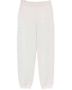 Liu Jo Straight-Leg Track Pants - White