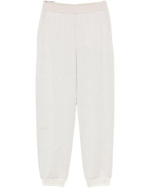 Liu Jo Straight-Leg Track Pants - White