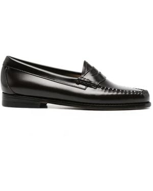 G.H. Bass & Co. Weejuns Leather Penny Loafers - Black