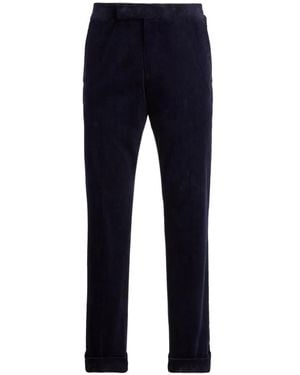 Polo Ralph Lauren Stretch-Corduroy Tailored Trousers - Blue