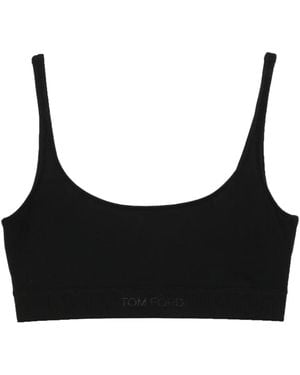 Tom Ford Modal "Signature" Bralette - Black