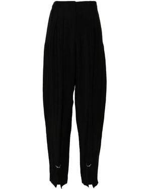 Mugler Pierced Tailored Trousers - Black