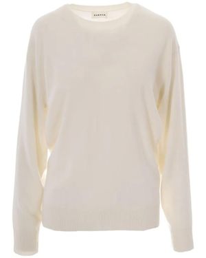 P.A.R.O.S.H. Kaschmirpullover Mit Fransen - Weiß