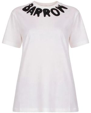 Barrow Logo-Print T-Shirt - White