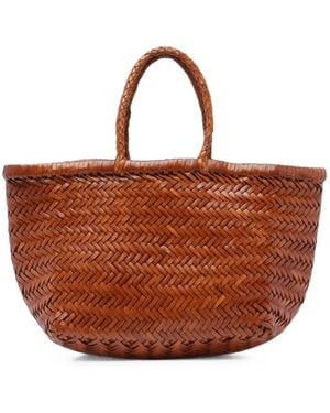Dragon Diffusion Small Triple Jump Tote Bag - Brown