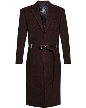 Y. Project Wool-Blend Coat - Black